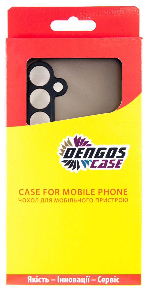 Чохол-накладка Dengos Matt для Samsung Galaxy S24 FE SM-S721 Black (DG-TPU-MATT-152) фото