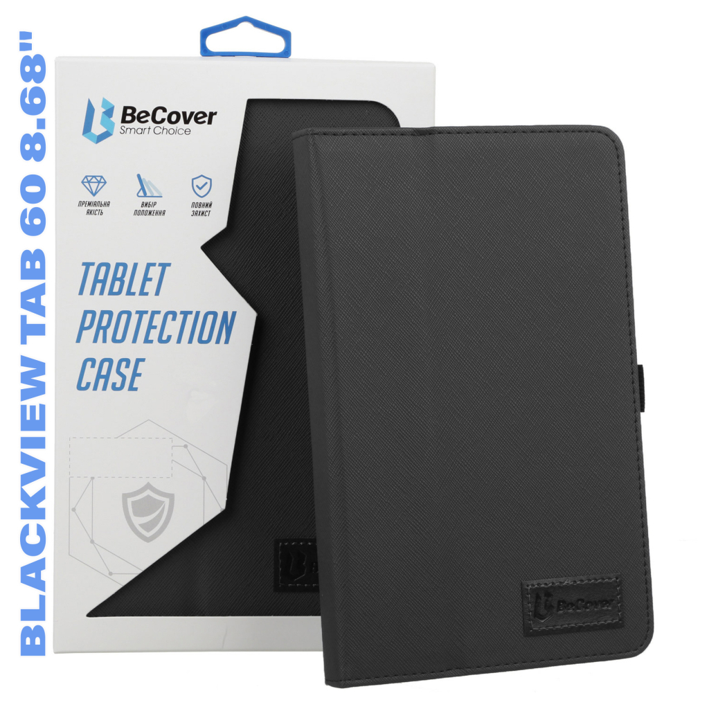 Чехол для планшета BeCover Slimbook Blackview Tab 60 8.68" Black (712833) фото6