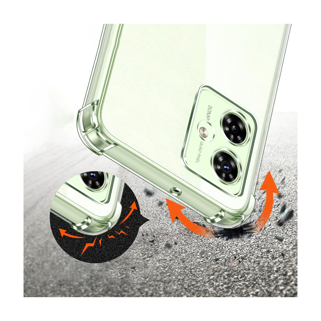 Чохол-накладка BeCover Anti-Shock для Motorola Moto G55 Clear (712780) фото4