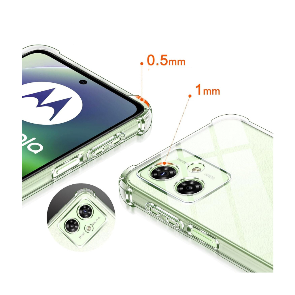 Чохол-накладка BeCover Anti-Shock для Motorola Moto G55 Clear (712780) фото