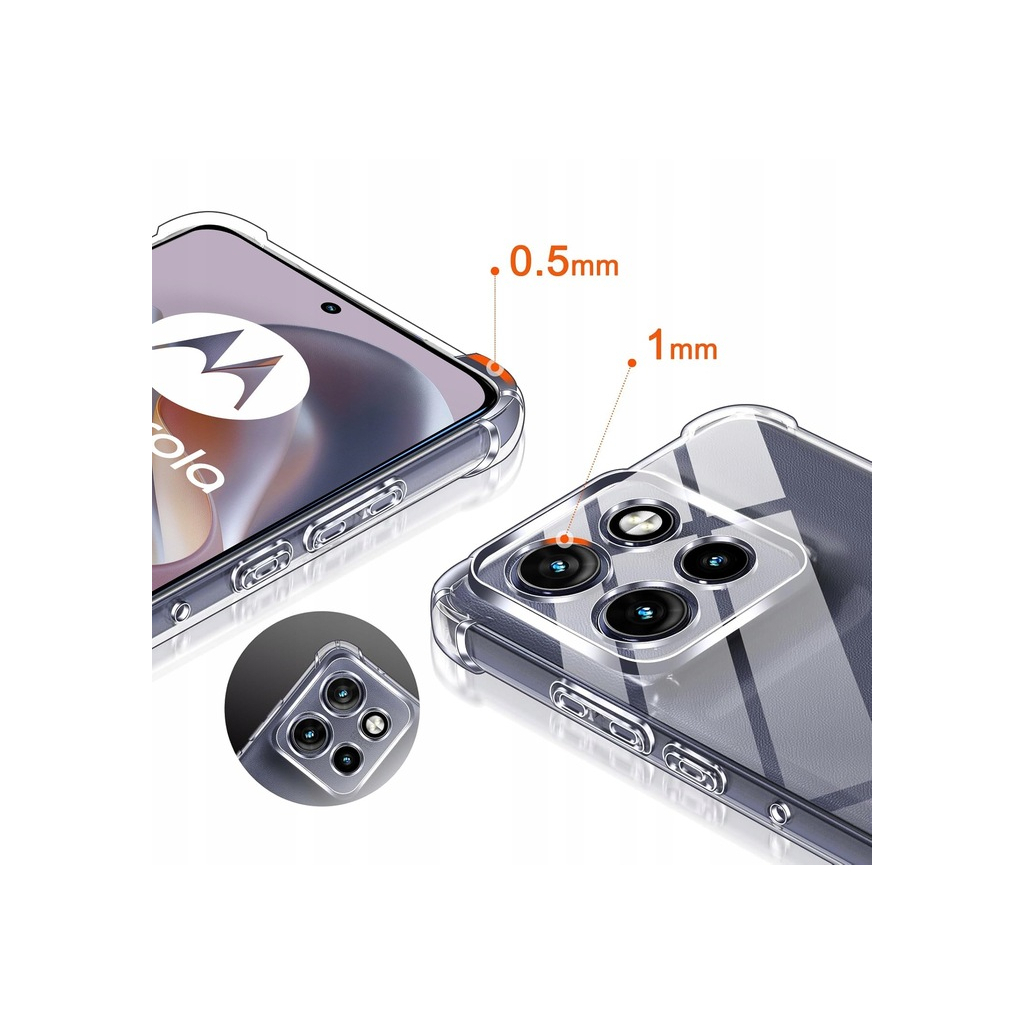 Чохол-накладка BeCover Anti-Shock для Motorola Edge 50 Neo Clear (713150) фото4