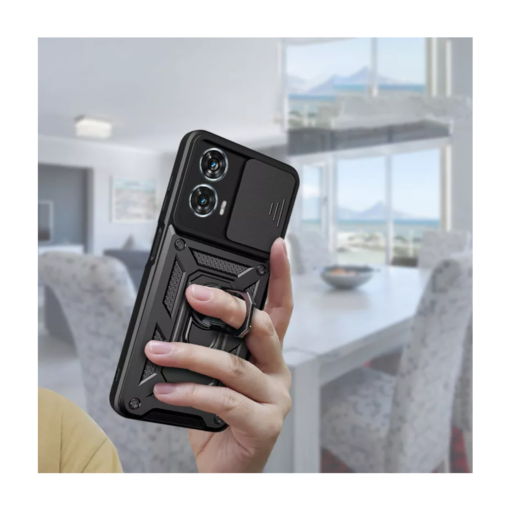 Чохол-накладка BeCover Military для Motorola Moto G85 Black (712163) фото4