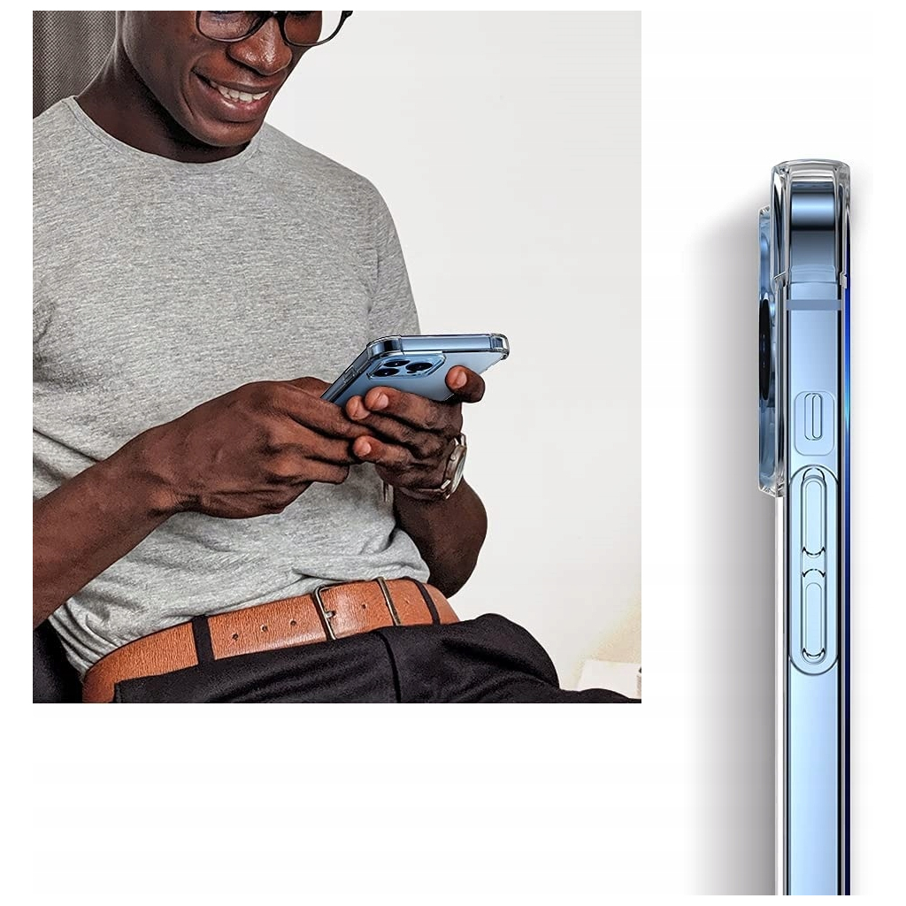 Чохол-накладка BeCover Anti-Shock для Apple iPhone 13 Pro Clear (706981) фото4