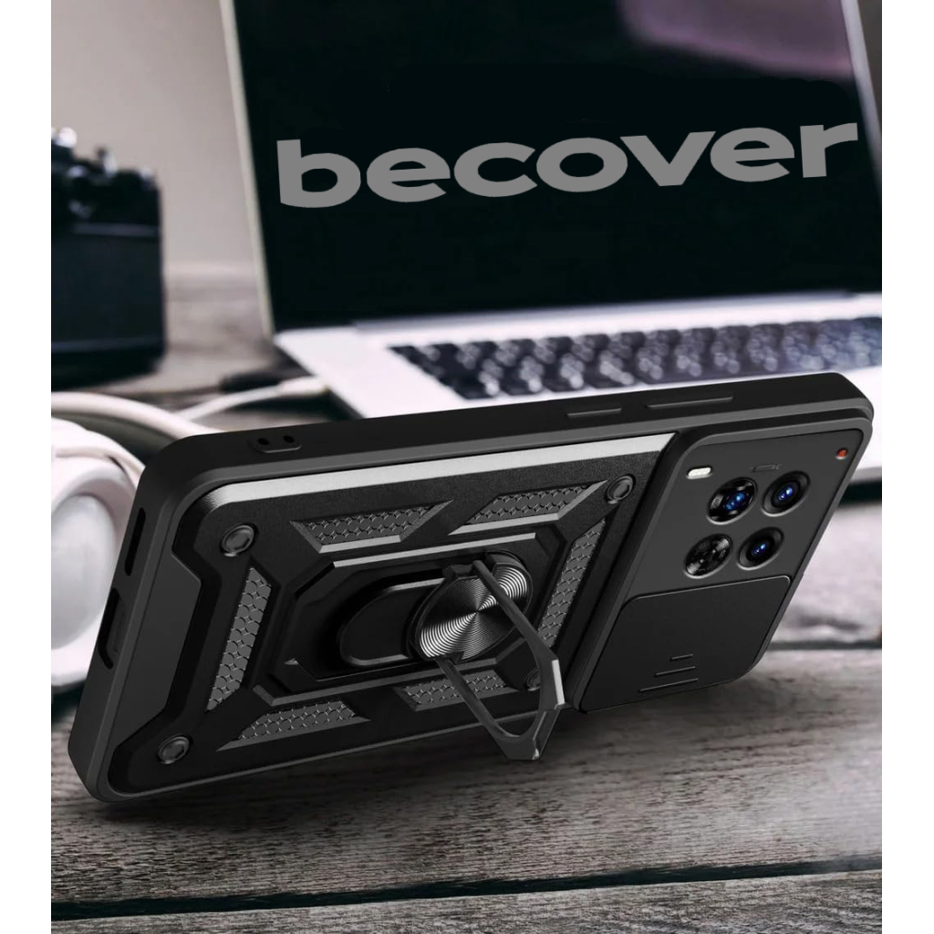 Чохол-накладка BeCover Military для Tecno Camon 30 (CL6) Black (712170) фото3