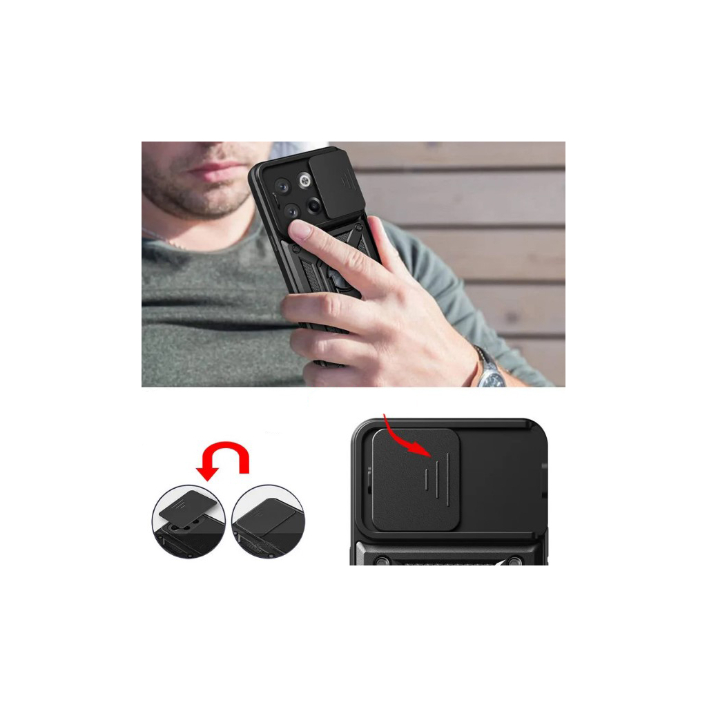 Чохол до мобільного телефона BeCover Military OnePlus Ace 2 Black (710137) фото