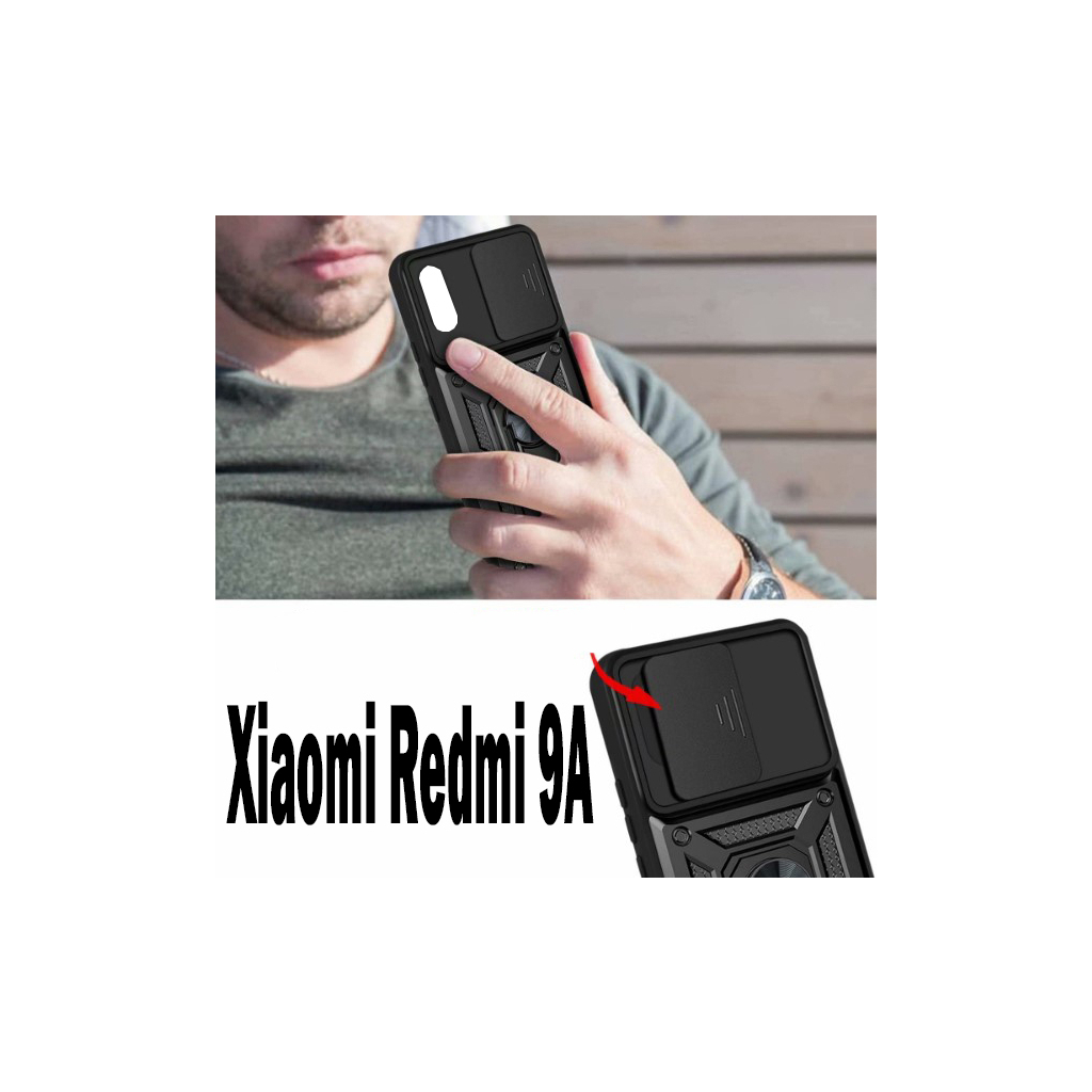 Чохол-накладка BeCover Military для Xiaomi Redmi 9A Black (705574) фото