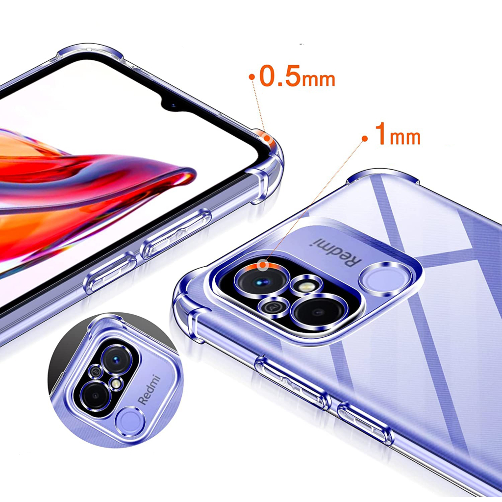 Чохол-накладка BeCover Anti-Shock для Xiaomi Redmi 12C Clear (709176) фото5