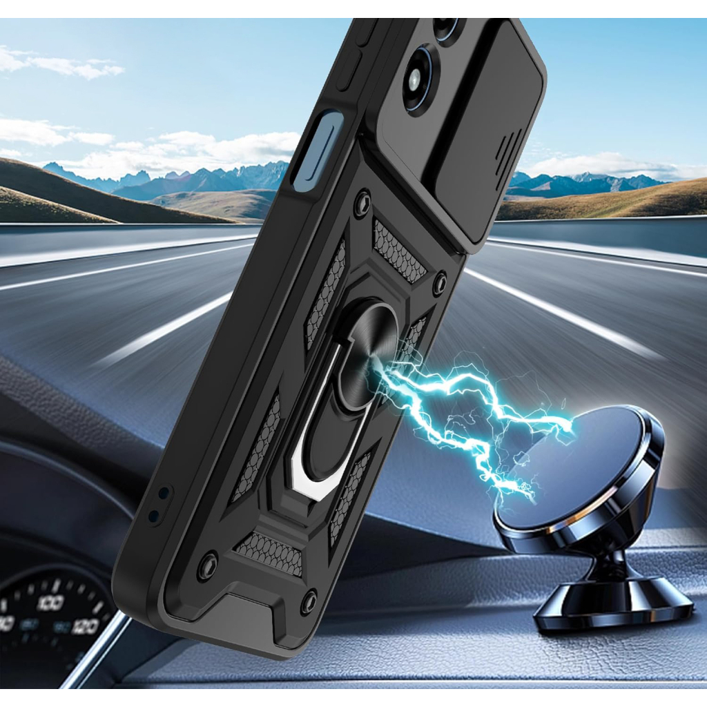Чохол-накладка BeCover Military для Motorola Moto G04/G04s Black (713062) фото