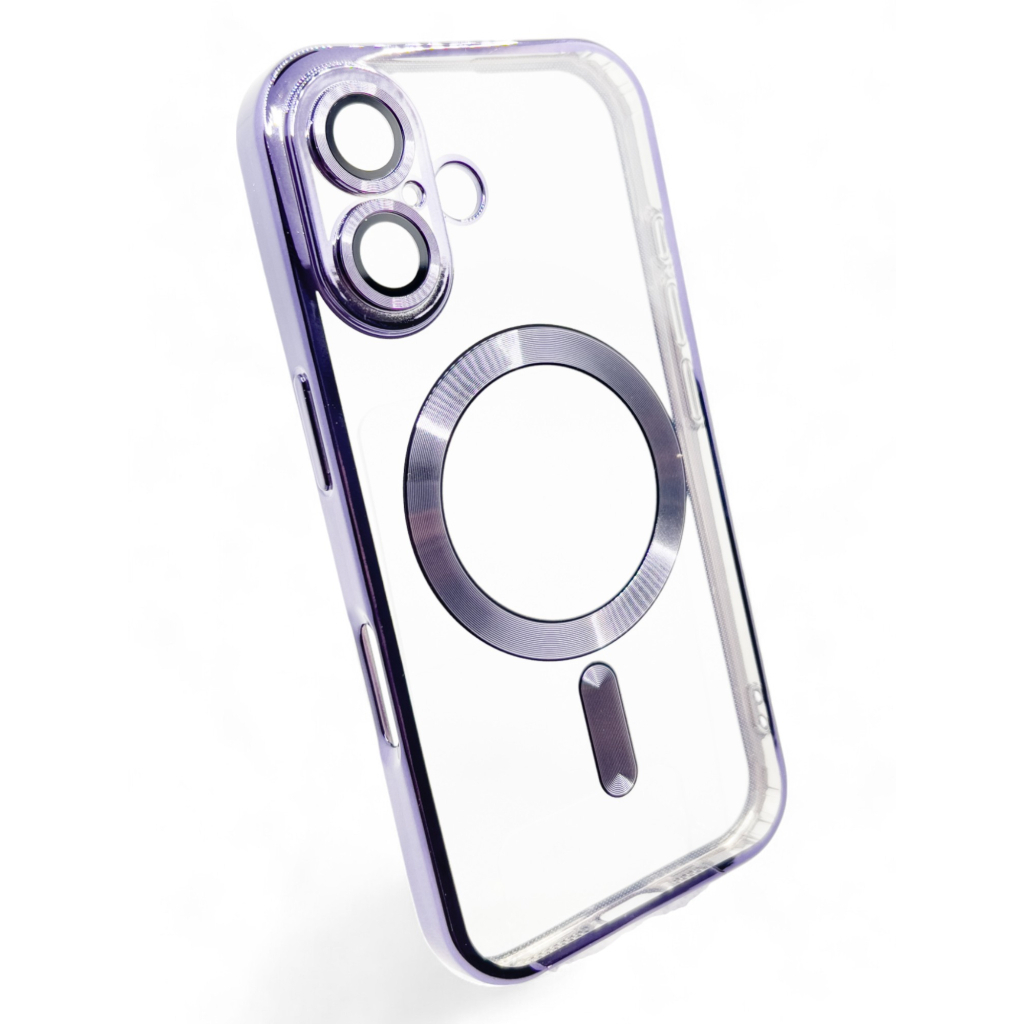 Чохол-накладка BeCover TPU Chrome Case MagSafe для Apple iPhone 16 Plus Purple (712079) фото2
