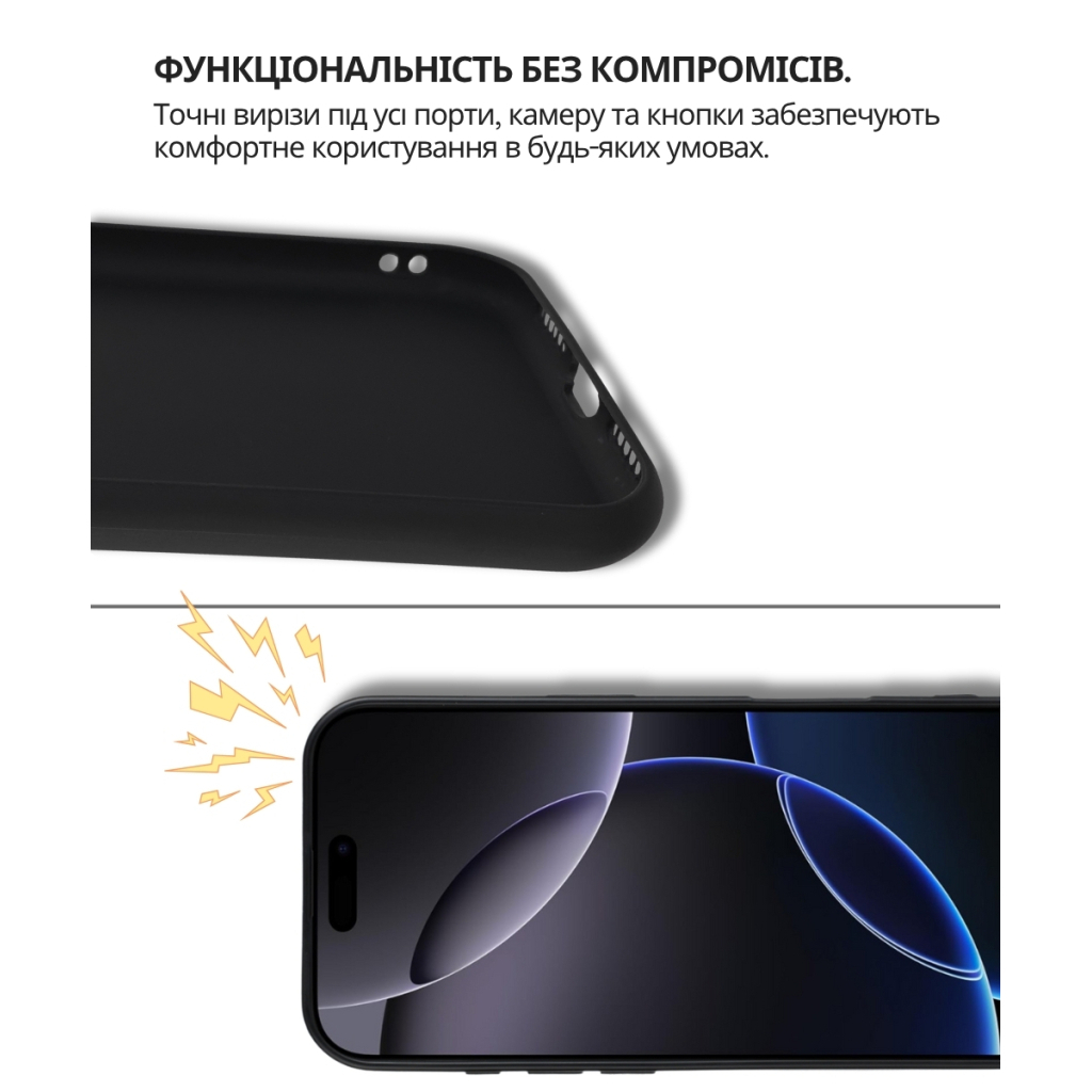 Чохол-накладка BeCover для Xiaomi 15T Black (714687) фото3