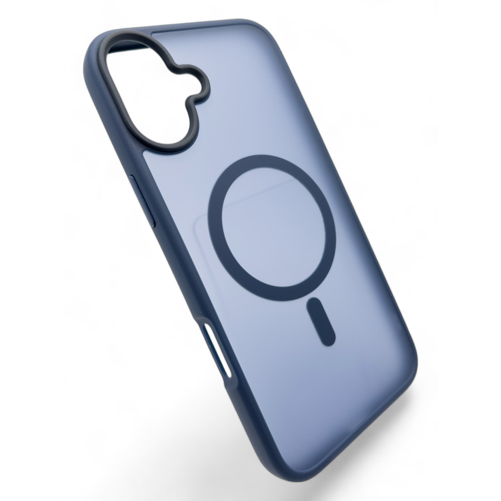 Чохол-накладка BeCover Metal Buttons Case MagSafe для Apple iPhone 16 Plus Blue (712094) фото2