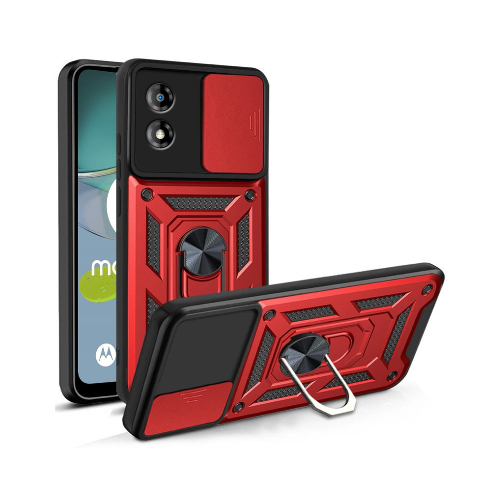 Чохол-накладка BeCover Military для Motorola Moto E14 Red (713055) фото2
