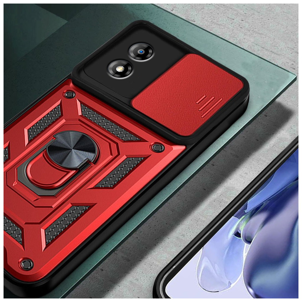 Чохол-накладка BeCover Military для Motorola Moto E14 Red (713055) фото3
