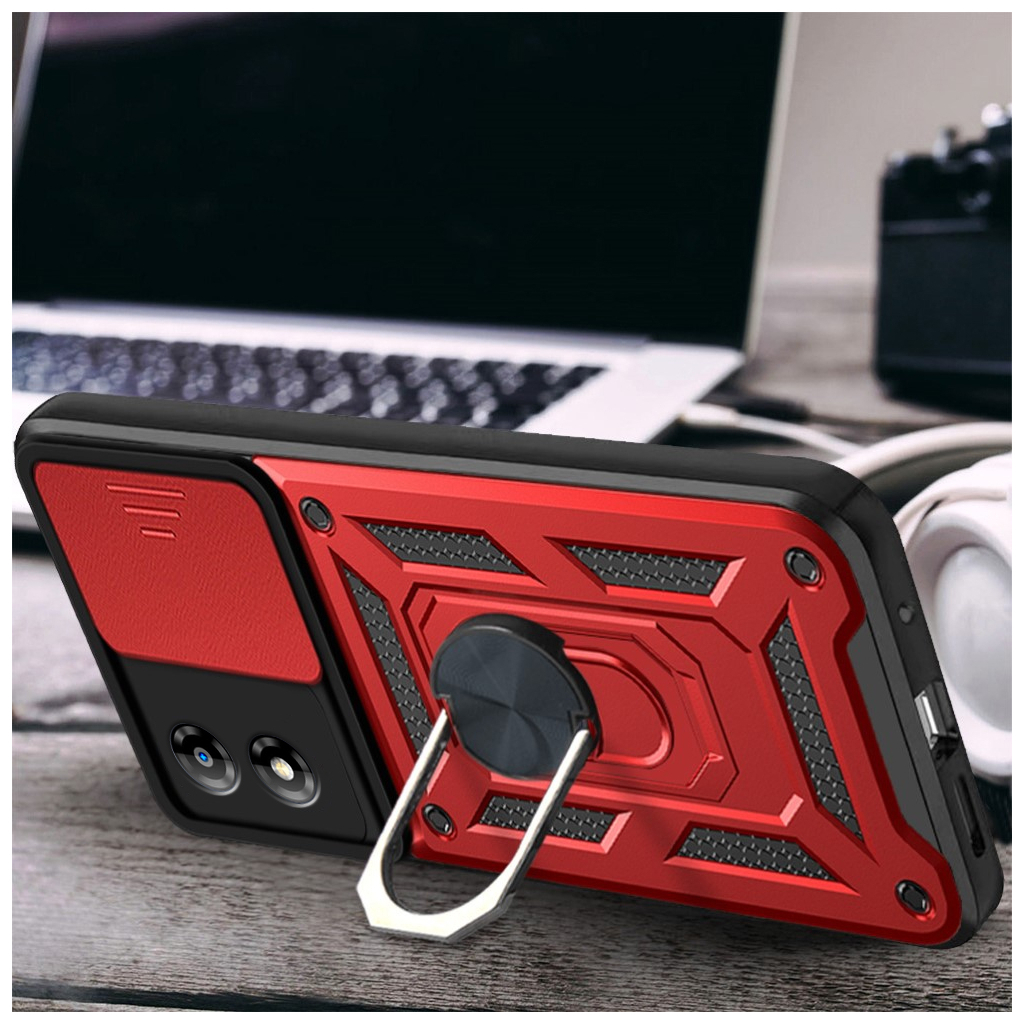 Чохол-накладка BeCover Military для Motorola Moto E14 Red (713055) фото4