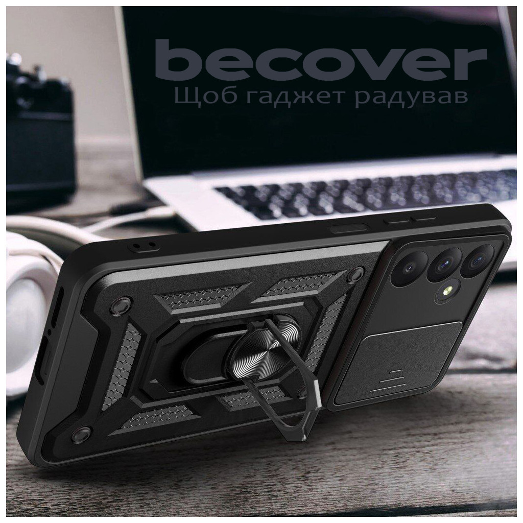 Чохол-накладка BeCover Military для Samsung Galaxy A55 5G SM-A556 Black (711018) фото2