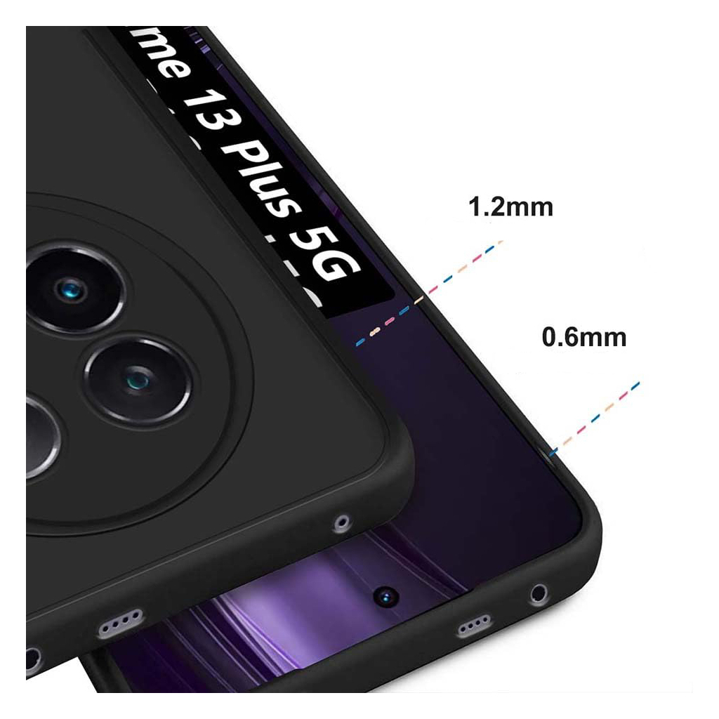 Чохол-накладка BeCover для Realme 13 Plus 5G Black (712765) фото5