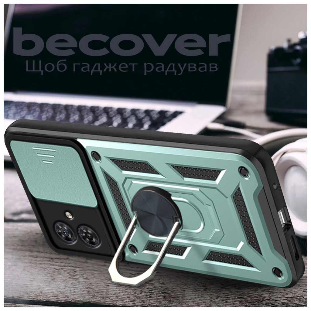 Чохол-накладка BeCover Military для Motorola Moto G55 Dark Green (713058) фото2