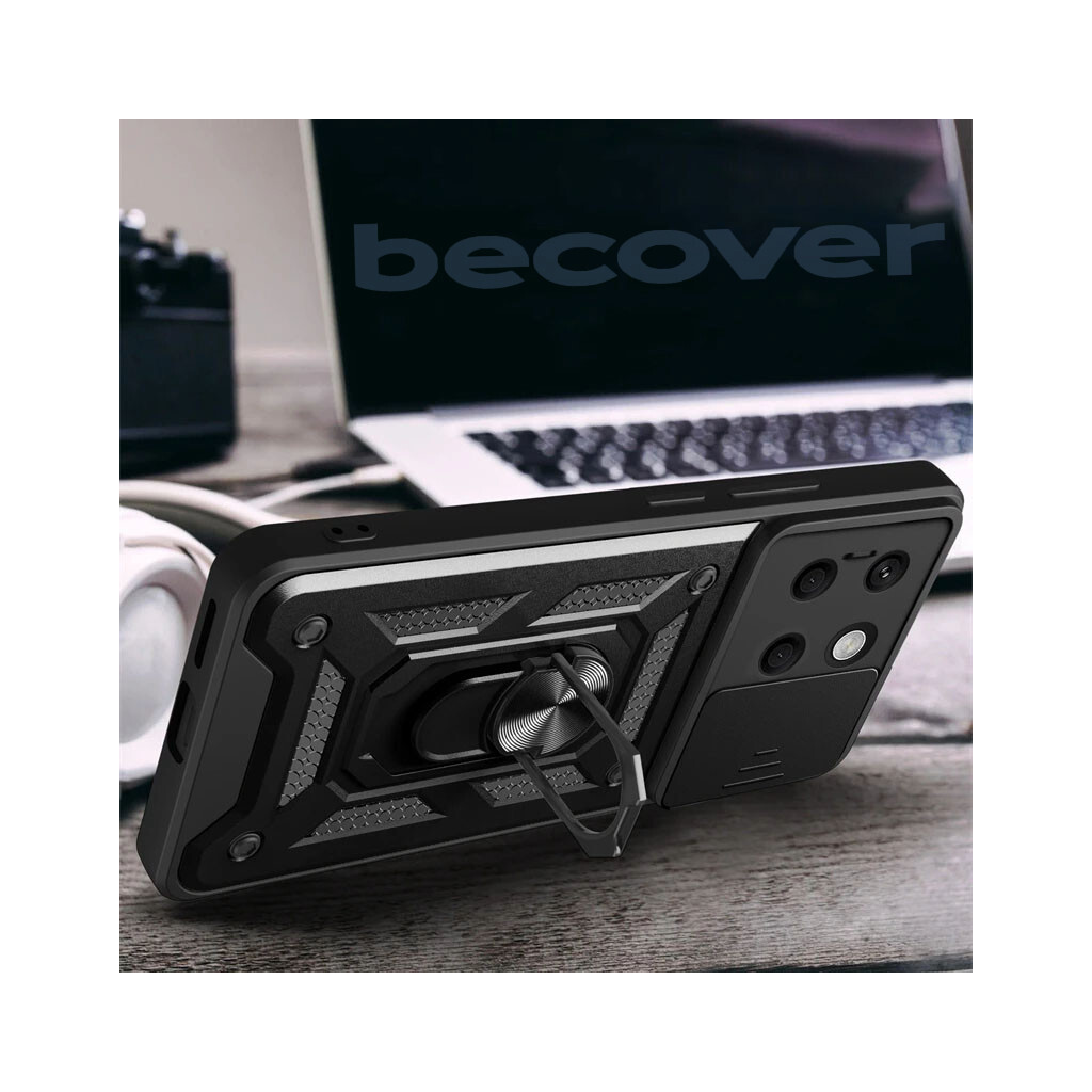 Чохол-накладка BeCover Military для Xiaomi 14 Pro 5G Black (711161) фото5