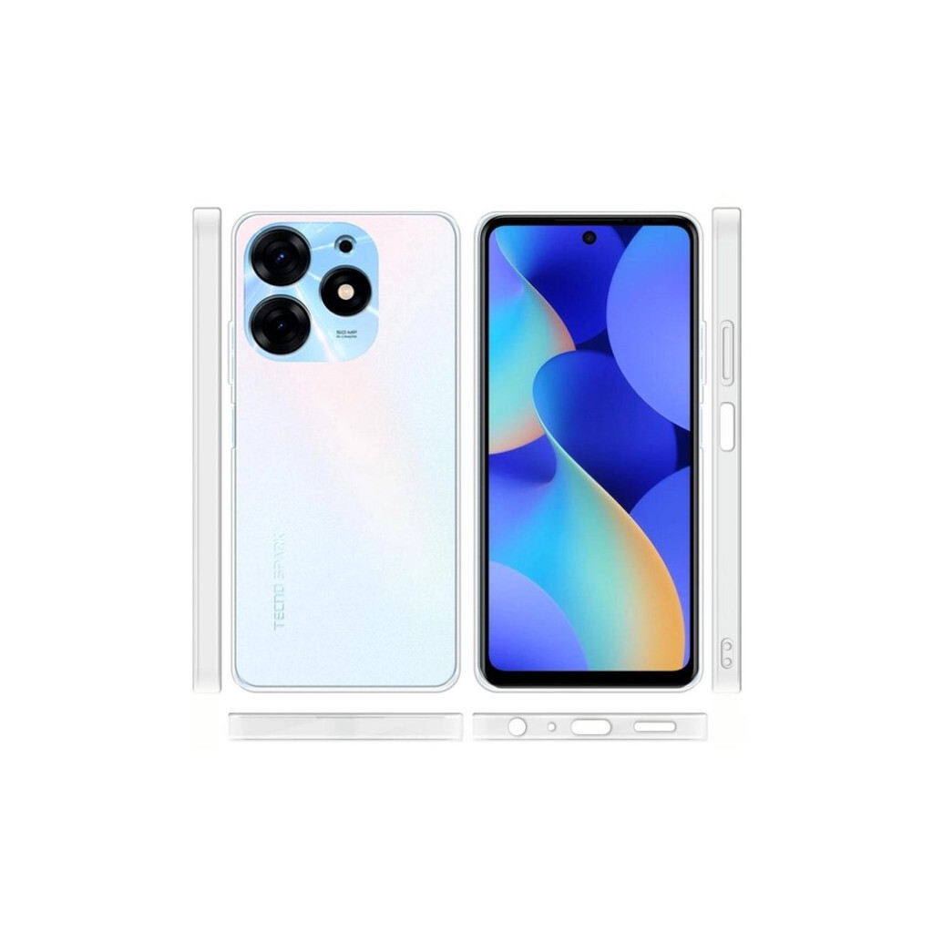 Чохол-накладка BeCover для Tecno Spark 10 Pro (KI7) Transparancy (709307) фото3