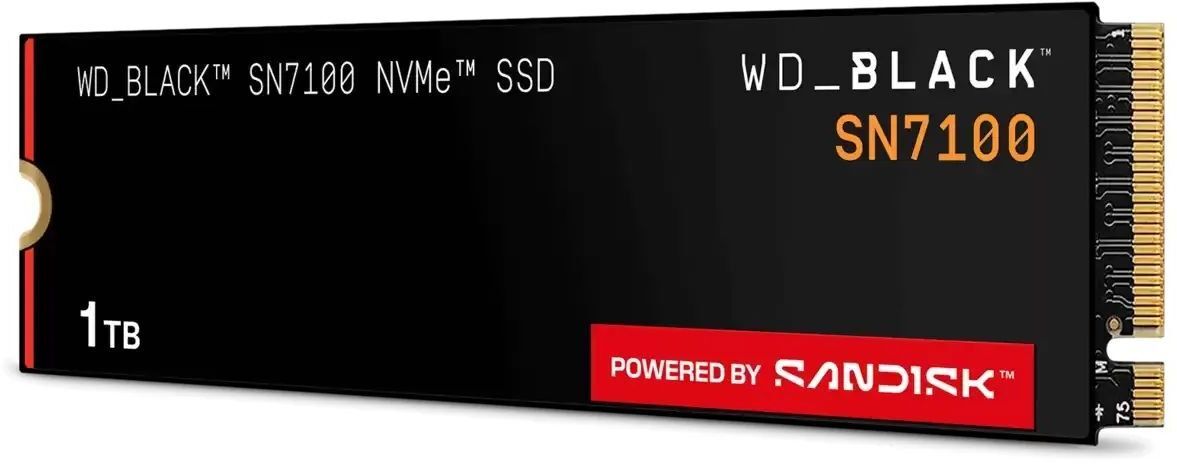 SSD накопитель SanDisk M.2 Black SN7100 NVMe PCIe 4.0 1TB (WDS100T4X0E-00CJA0) фото2