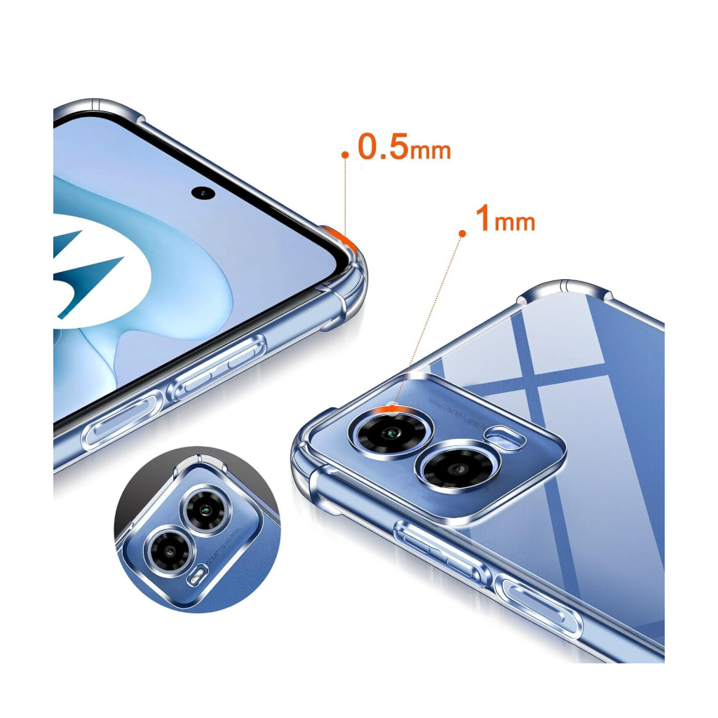 Чохол-накладка BeCover Anti-Shock для Motorola Moto G35 Clear (712779) фото