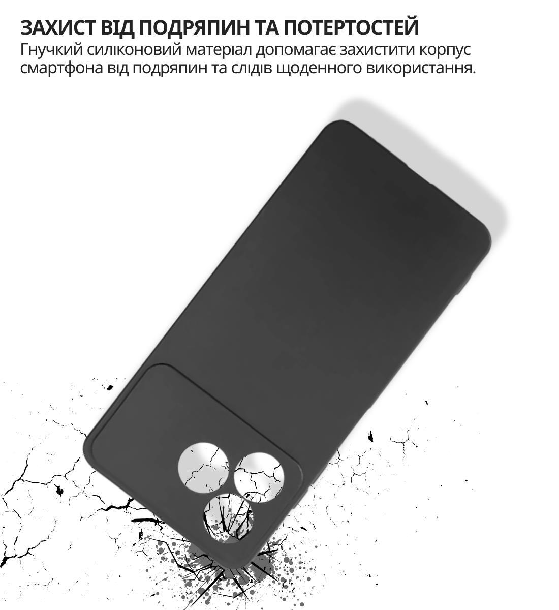 Чохол-накладка BeCover для ZTE Blade A36 / Nubia A36 Black (714936) фото4