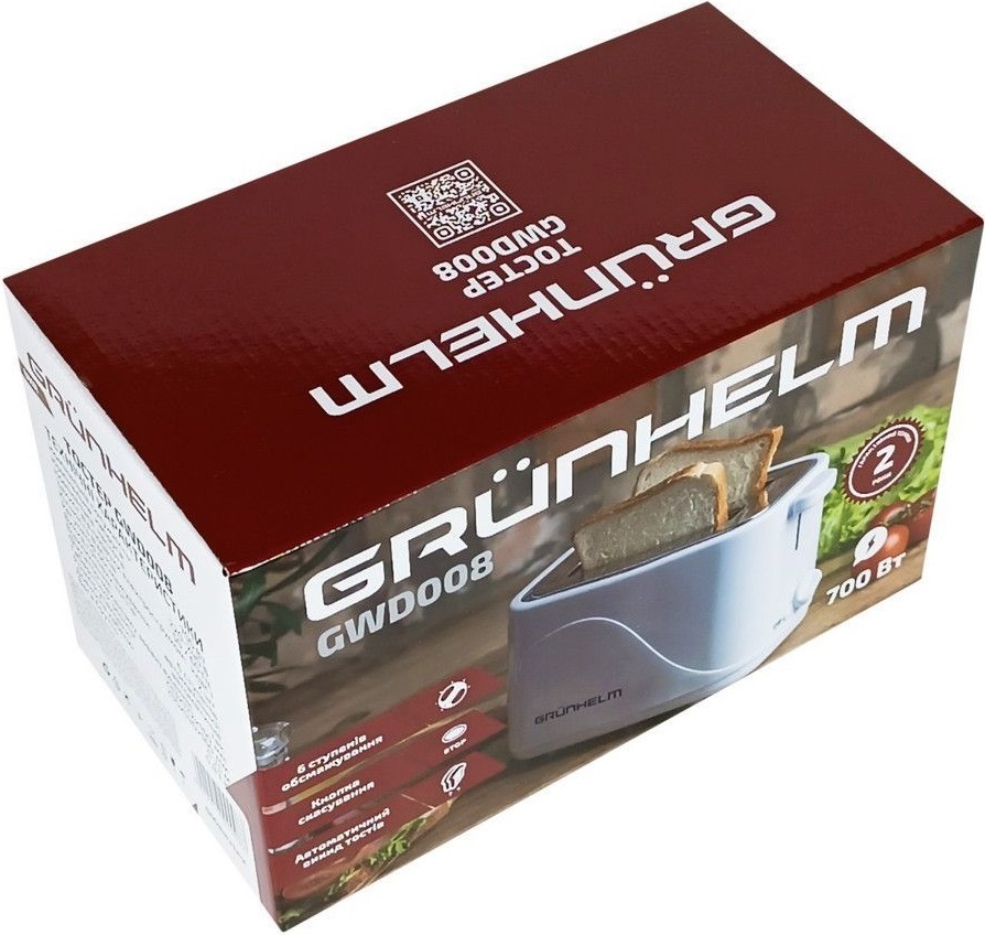 Тостер Grunhelm GWD008 фото
