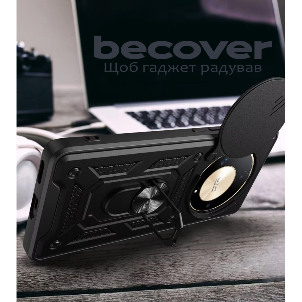 Чохол-накладка BeCover Military для Honor Magic6 Lite 5G Black (710997) фото3
