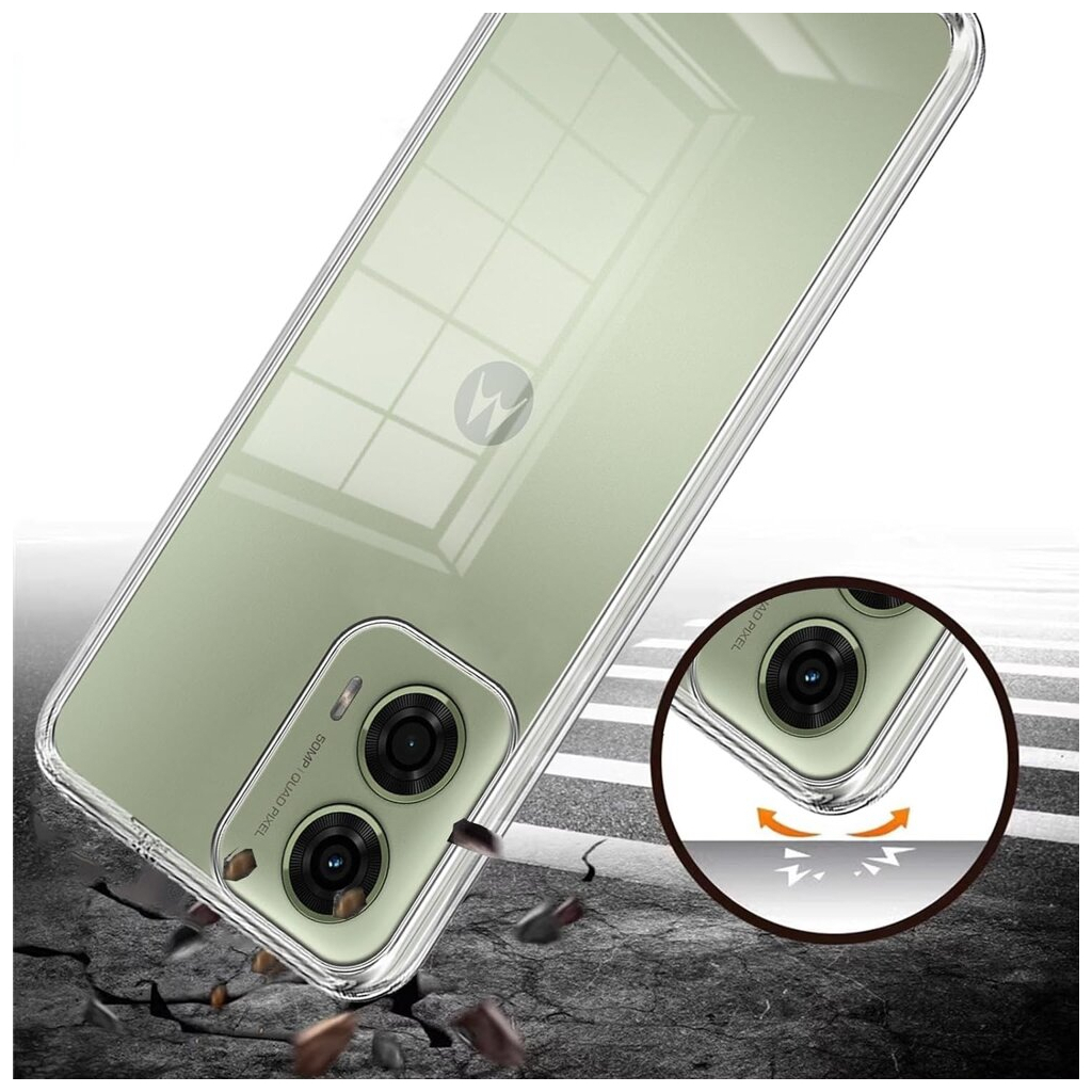 Чохол-накладка BeCover для Motorola Moto G04/E14 Transparancy (712286) фото3