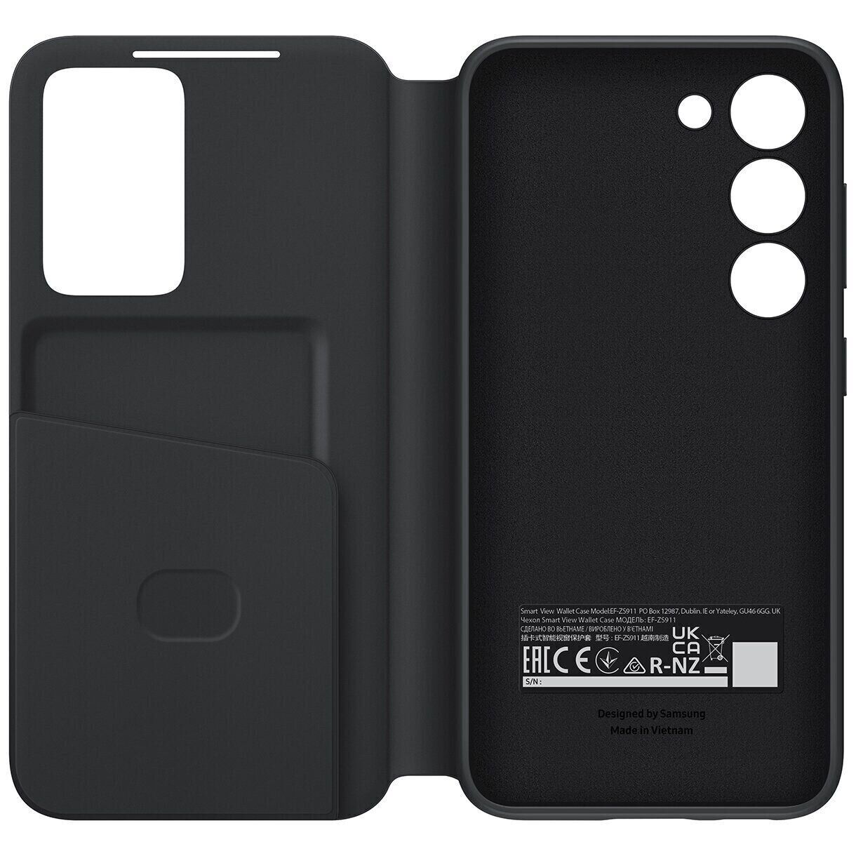 Чохол-книжка Samsung Smart View Wallet Case для Samsung Galaxy S23 SM-S911 Black (EF-ZS911CBEGRU) фото