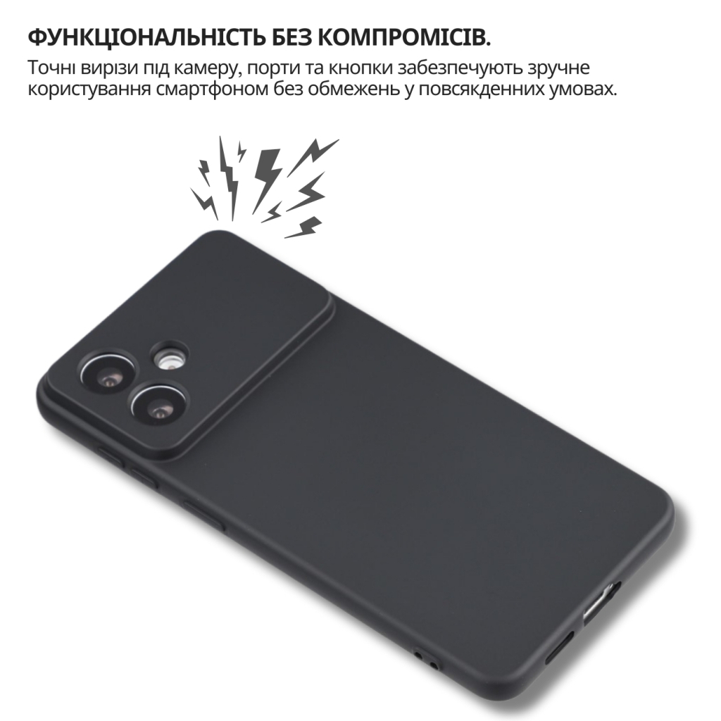 Чохол-накладка BeCover для Samsung Galaxy S26 Edge SM-S947 Black (714878) фото