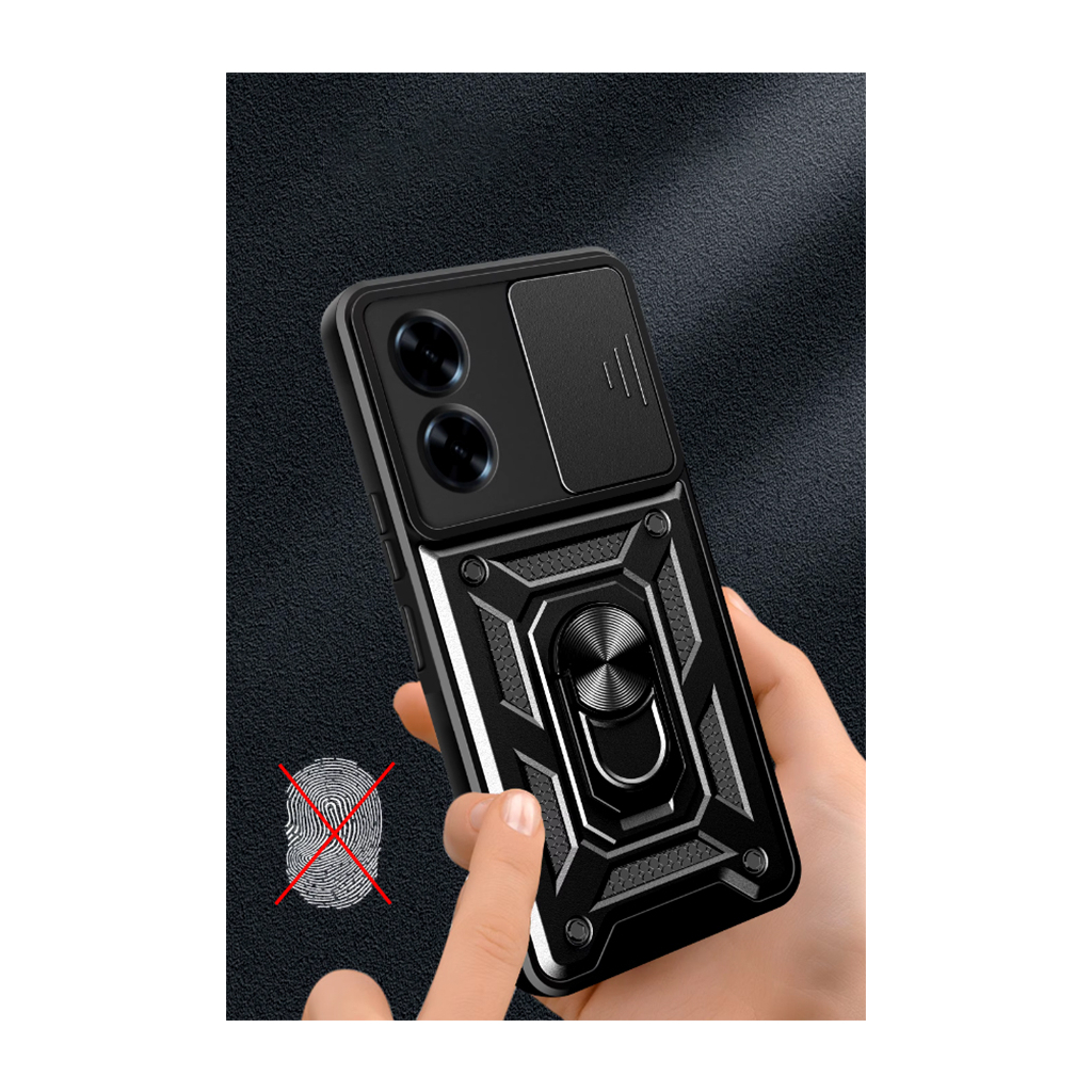 Чохол-накладка BeCover Military для ZTE Blade A34 Black (712173) фото