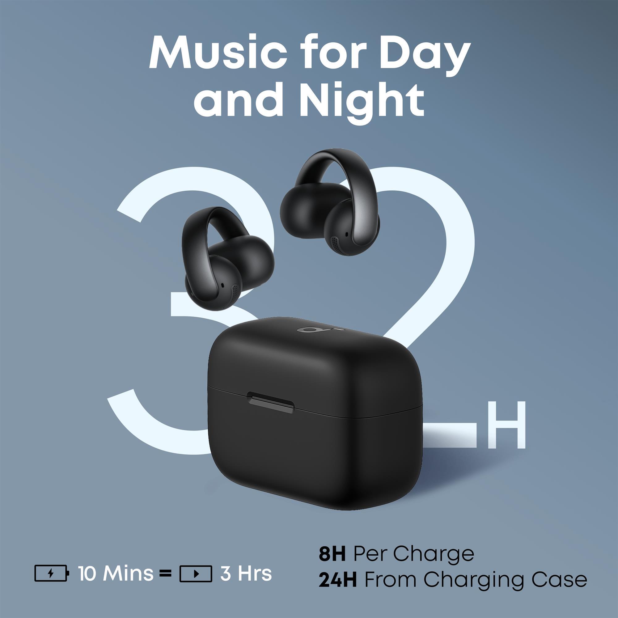 Наушники Anker SoundCore AeroClip Black (A3388G11) фото7