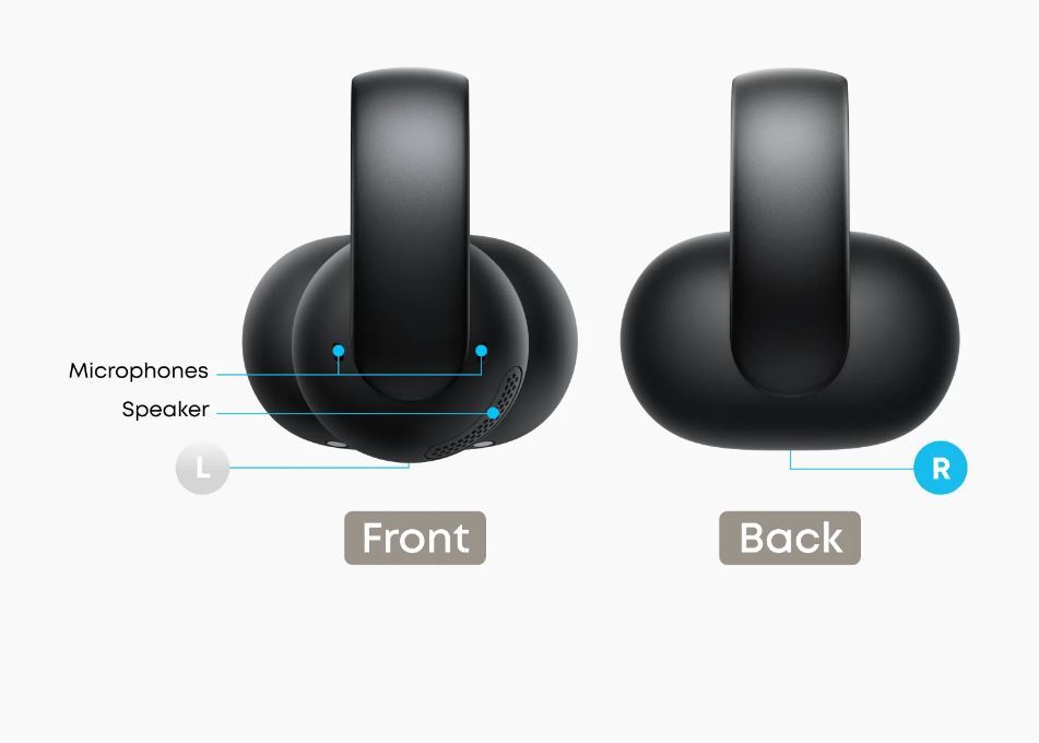 Наушники Anker SoundCore AeroClip Black (A3388G11) фото14