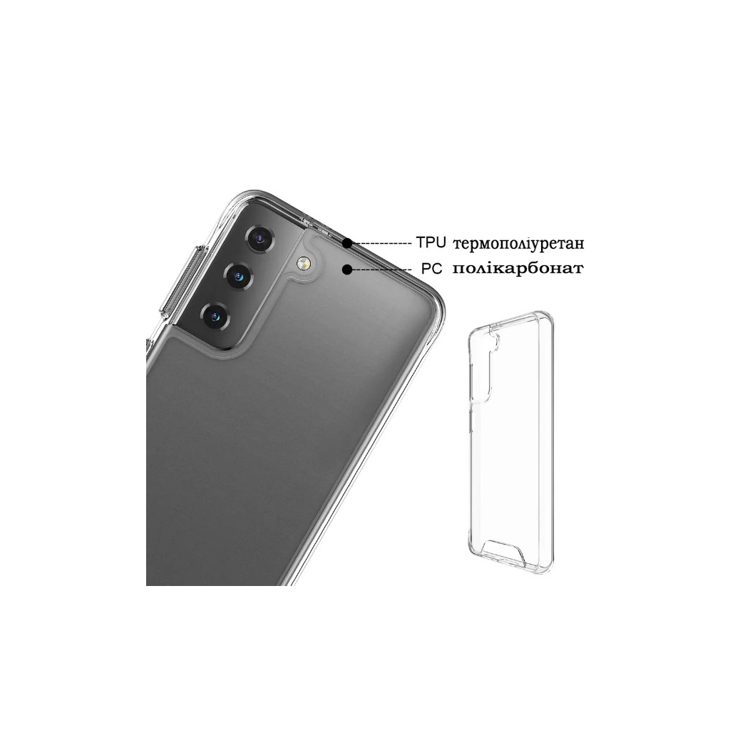 Чохол-накладка BeCover Space Case для Samsung Galaxy S22 SM-S901 Transparancy (708588) фото