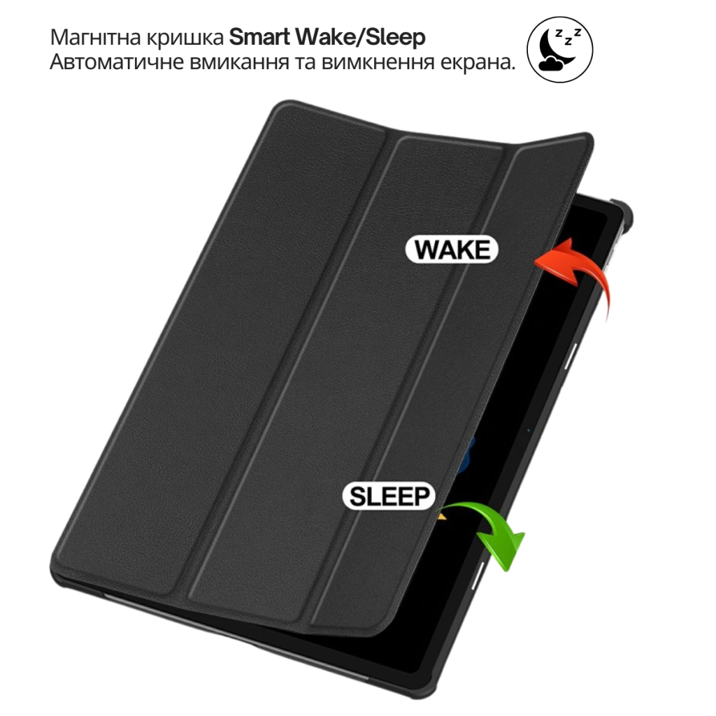 Чехол-книжка BeCover Smart Case для Lenovo Idea Tab Plus 12.1" Black (715078) фото5