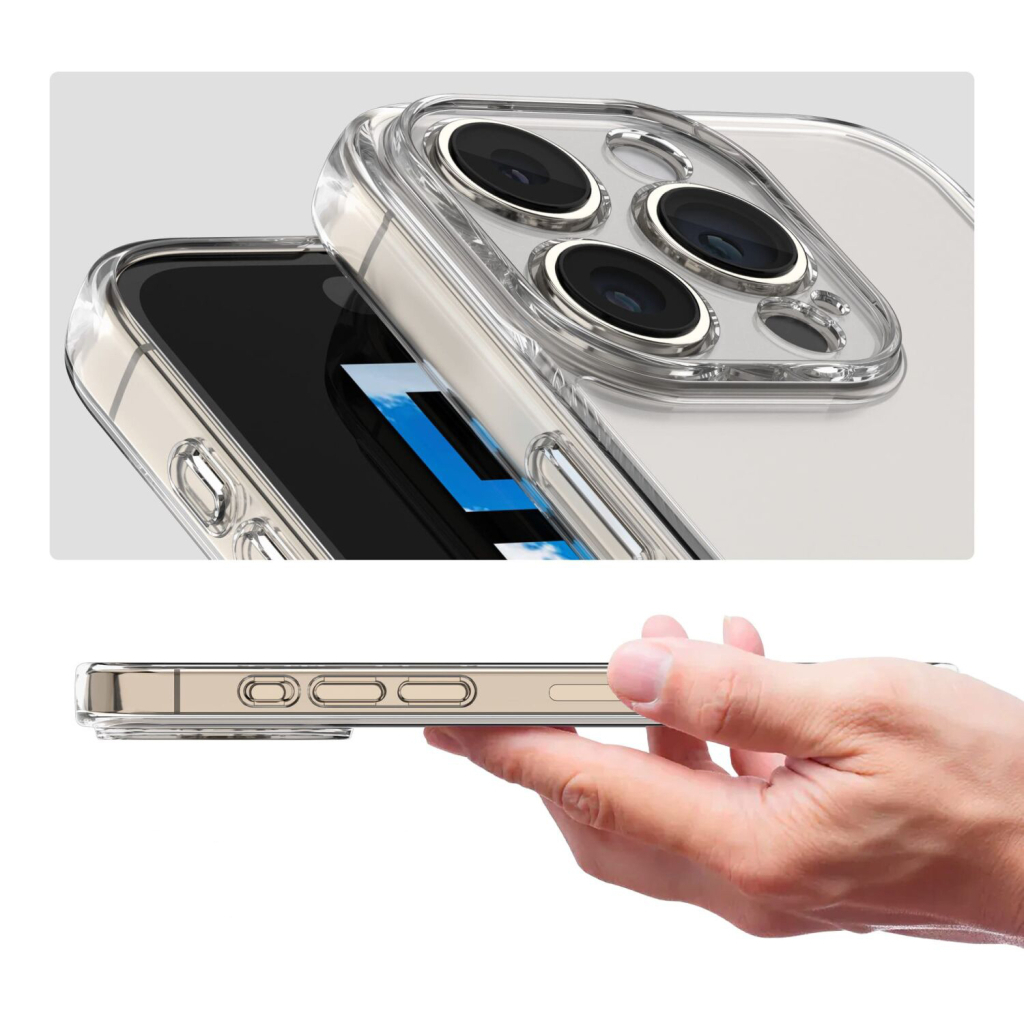 Чохол-накладка BeCover для Apple iPhone 16 Pro Max Transparancy (712281) фото3