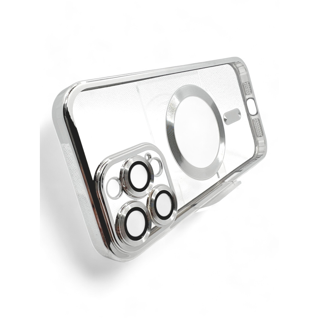 Чохол-накладка BeCover TPU Chrome Case MagSafe для Apple iPhone 16 Pro Silver (712083) фото3