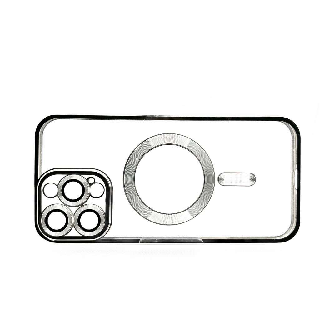 Чохол-накладка BeCover TPU Chrome Case MagSafe для Apple iPhone 16 Pro Silver (712083) фото4