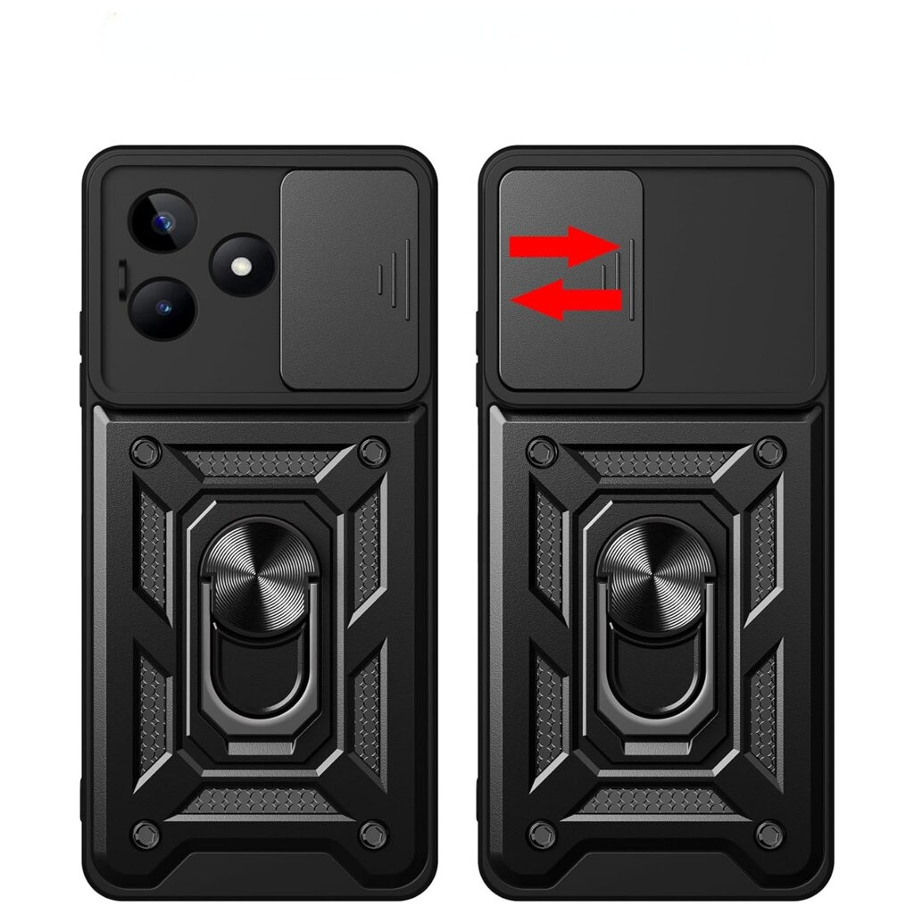 Чохол-накладка BeCover Military для Realme C63 Black (712178) фото3