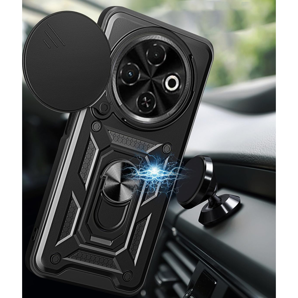 Чохол-накладка BeCover Military для Tecno Spark 30C 4G Black (713074) фото3
