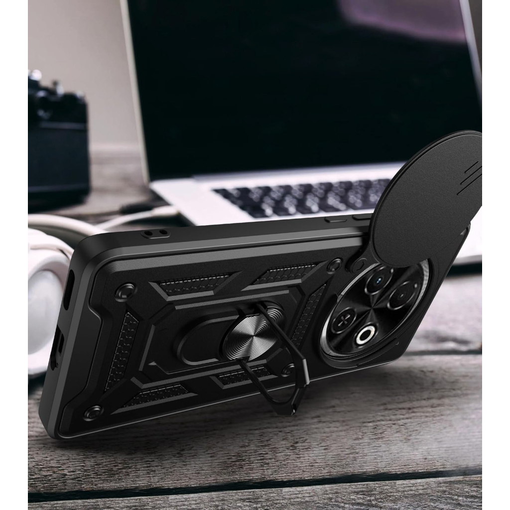 Чохол-накладка BeCover Military для Tecno Spark 30C 4G Black (713074) фото4