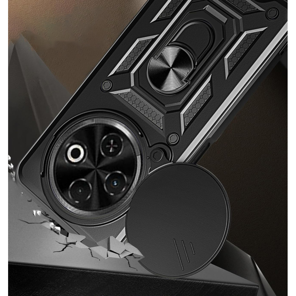 Чохол-накладка BeCover Military для Tecno Spark 30C 4G Black (713074) фото5