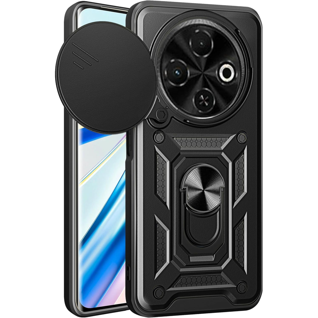 Чохол-накладка BeCover Military для Tecno Spark 30C 4G Black (713074) фото6