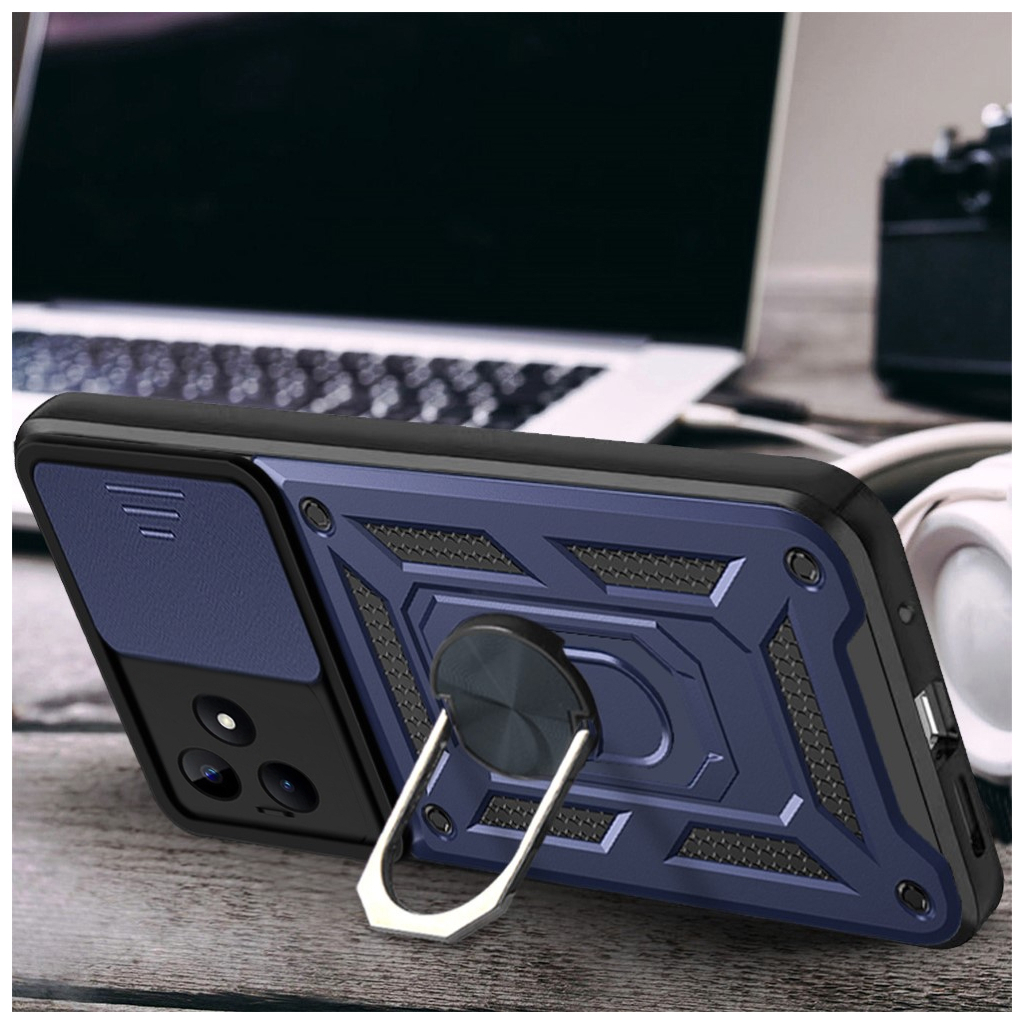 Чохол-накладка BeCover Military для Realme C63 Blue (712179) фото2