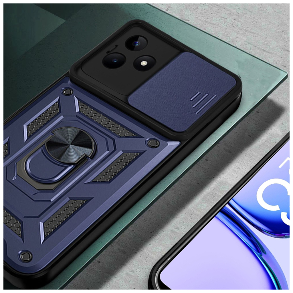 Чохол-накладка BeCover Military для Realme C63 Blue (712179) фото3