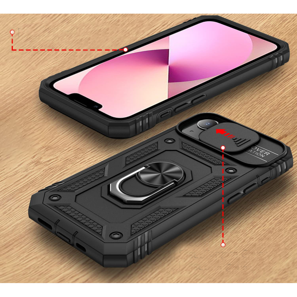 Чохол-накладка BeCover Military для Apple iPhone 13 Black (707103) фото4