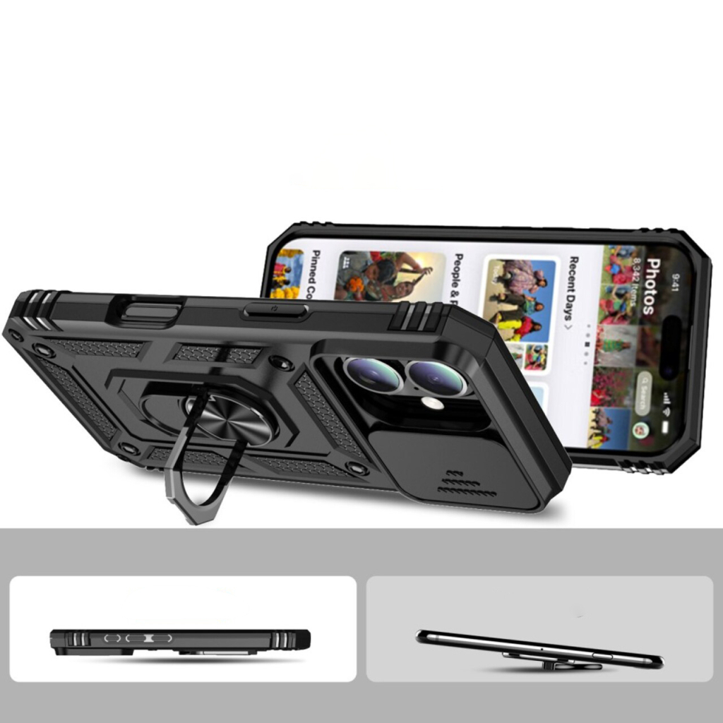 Чохол-накладка BeCover Military для Apple iPhone 16 Black (712153) фото3