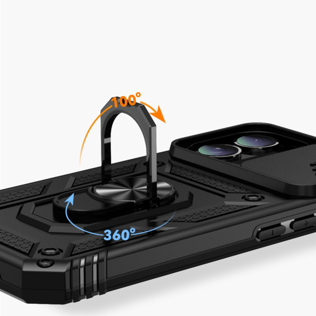 Чохол-накладка BeCover Military для Apple iPhone 16 Black (712153) фото4