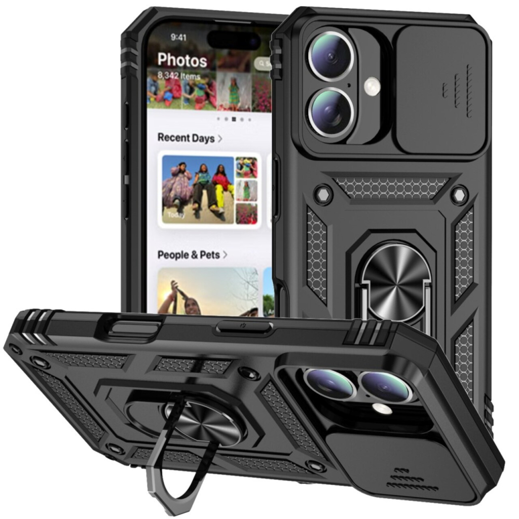 Чохол-накладка BeCover Military для Apple iPhone 16 Black (712153) фото6
